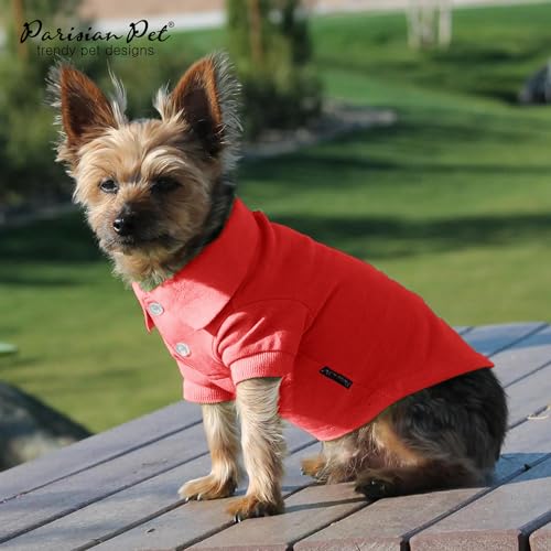 Dog Polo Shirt (XL / Red Polo)