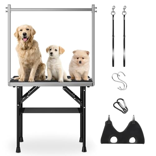 Dog Grooming Table with Arm