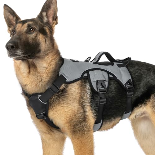 Escape Proof Dog Harness for X (Grey / X-Large)