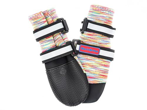 All Weather Neoprene Paw Protector Dog Boots with Reflective Straps in 5 Sizes! (Medium)
