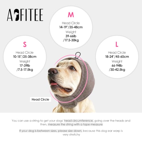 Dog Ear Muffs Noise Protection (Khaki / Large)