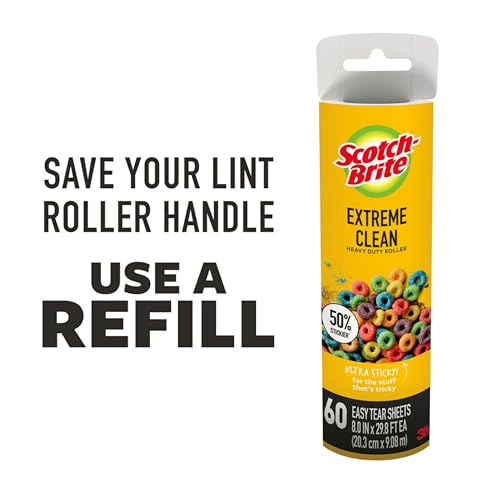 50% Stickier Large Surface Lint Refill (4 Refills)