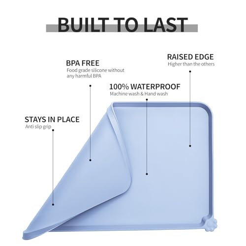 Silicone Pet Feeding Mat (Warship / 18.5" x 11.5")
