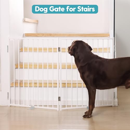 Full Metal Dog Gate Extension (White / 【2 Panels】52"W×30"H)