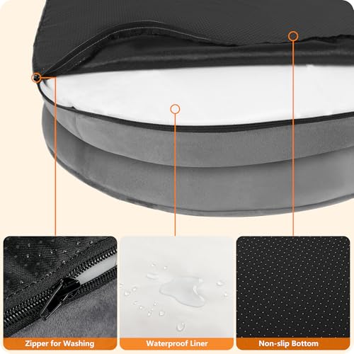 Orthopedic Waterproof X (X-Large(45 x 32 x 7 inch) / Dark Grey)