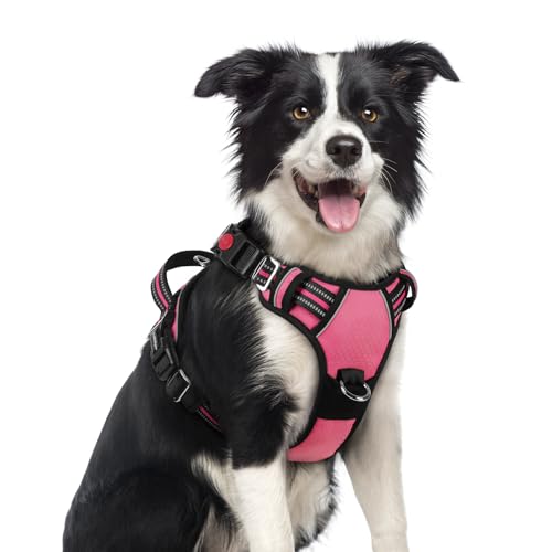 Dog Harness Medium Sized (Pink / Medium)