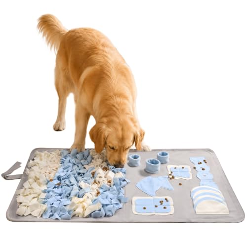 Snuffle Mat for Dogs (Grey / Medium 22x38 inch)