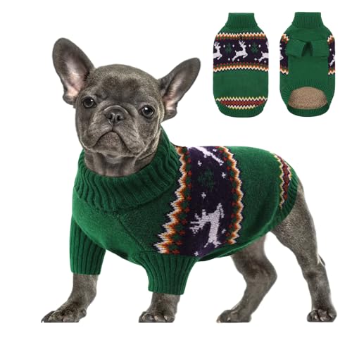 Dog Christmas Sweater (X-Small / Christmas Deer)