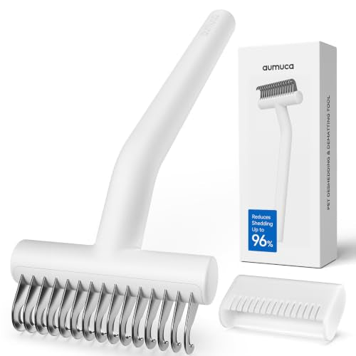 Undercoat Rake for Dogs (White)