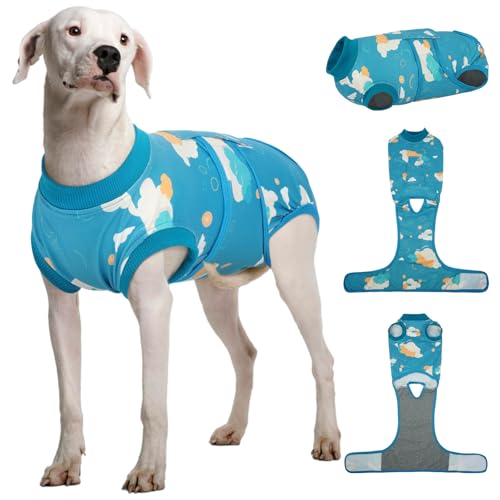 Dog Recovery Suit (Cloud Blue / XX-Large)