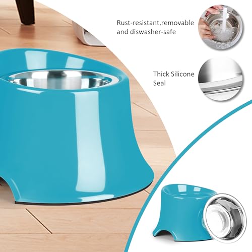 Dog Bowls Non (S/1 Cup / Grass Blue)