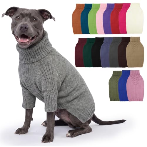 XL Dog Sweater (Light Grey / X-Large)