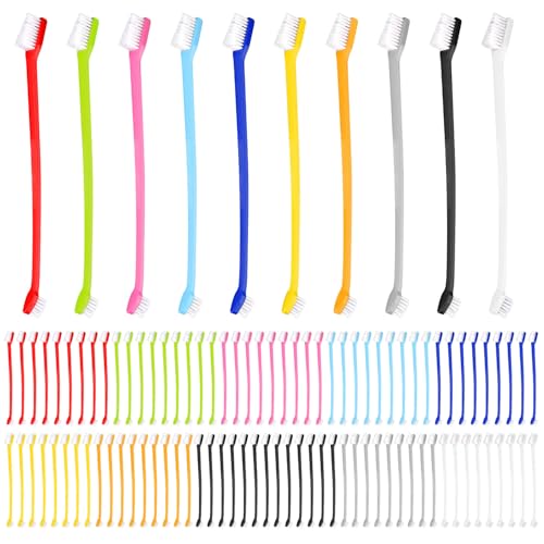 100pcs Dog Toothbrush Bulk