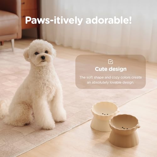 Elevated Dog Bowls (Brown)