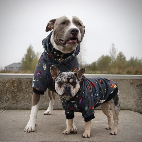 Dog Hoodie Buttery (Rock and Roll / 3XL)