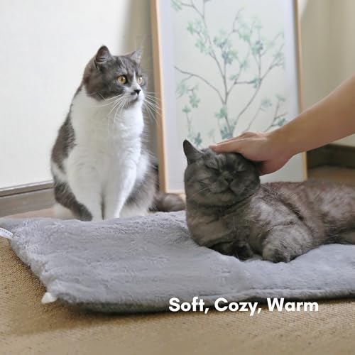 Self Warming Mat (Grey-Short Plush)