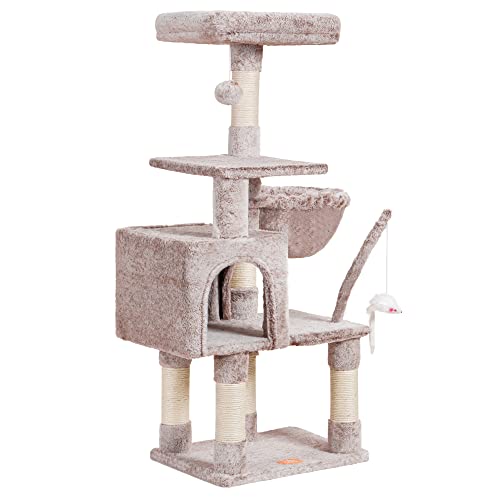Cat Tree with Toy (43.3 inch / Rosy Brown)