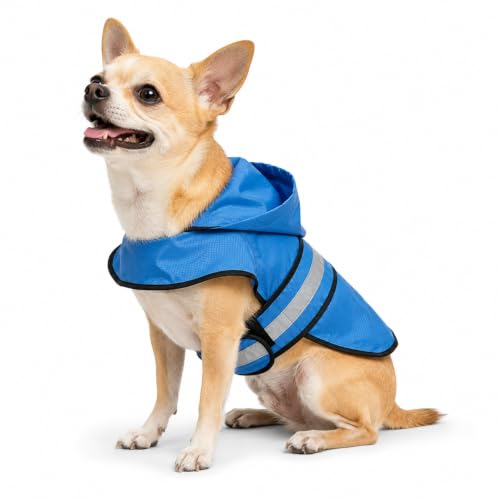 Dogg Toggs Raincoat (Blue / X-Small)