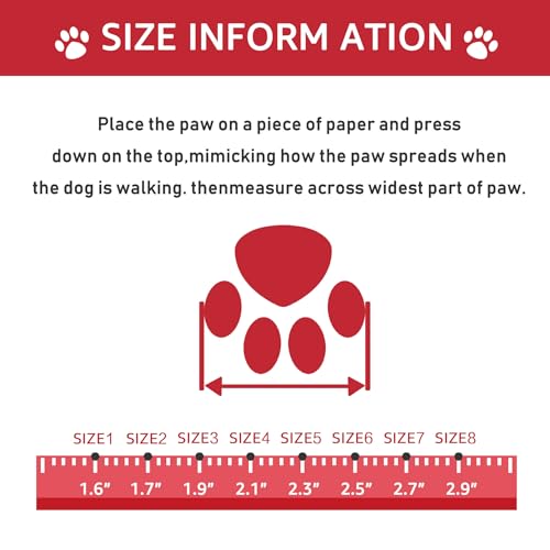 Dog Shoes for Hot Pavement (Size 4 / Red)