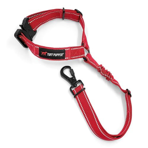 Dog Seat Belt for Car Headrest (Red)
