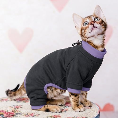 Sticky Hair Cat Clothes (X-Large / Black)