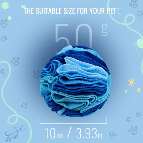 Pet Snuffle Ball (Ocean blue / 10cm)