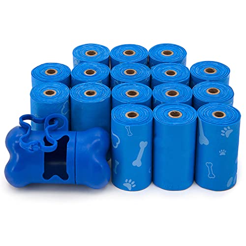 Poop Bags for Dogs (Blue (Unscented) / 240 Bags)