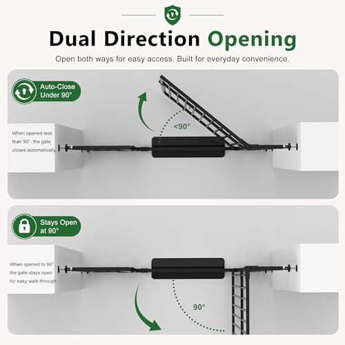 63" Extra Tall Pet Gate for Cat (63" Tall, 29.9"-41.3" Wide)