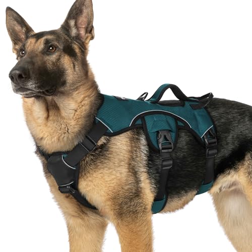 Escape Proof Dog Harness for X (Dark Green / X-Large)
