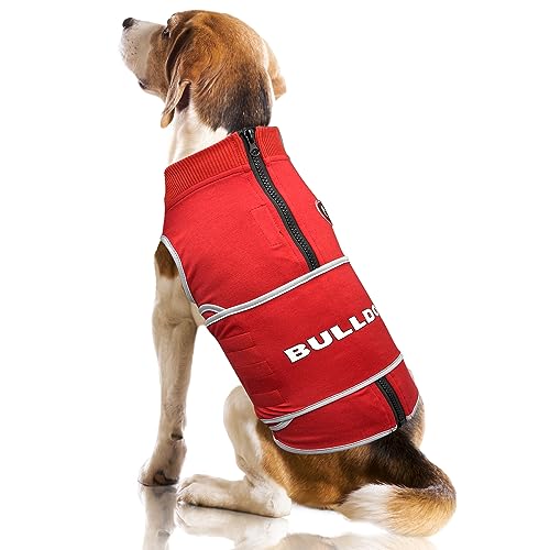 NCAA Georgia Bulldogs Dog Anxiety Calming Shirt Soothing Vest (Small / Goergia Bulldogs)