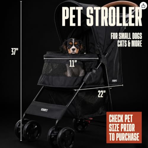 Pet Stroller for Small Dogs & Cats