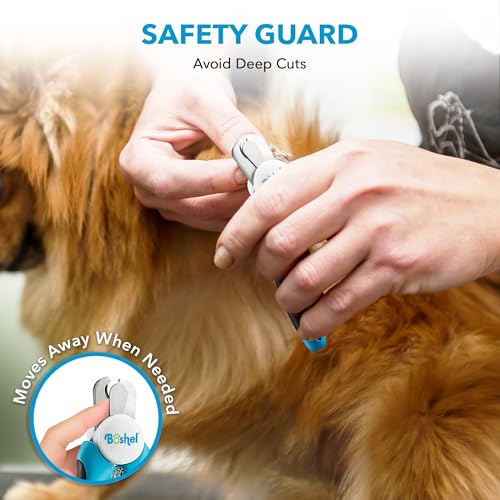 Dog and Cat Nail Clipper with Safety Guard (Medium/Small)