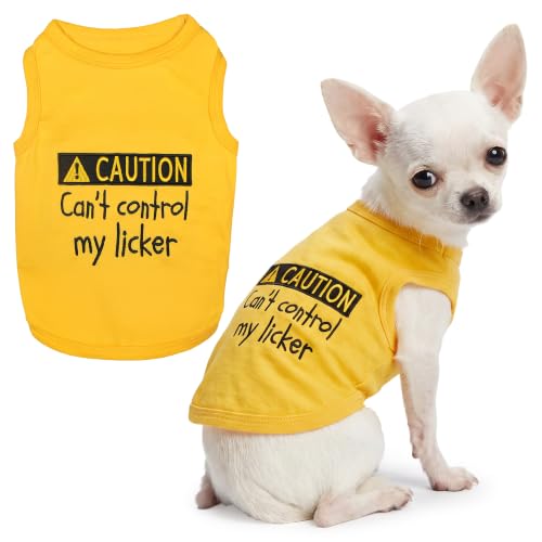 Dog Shirt 100% Cotton Shirts for Small Dogs (XXS(1-3lbs))
