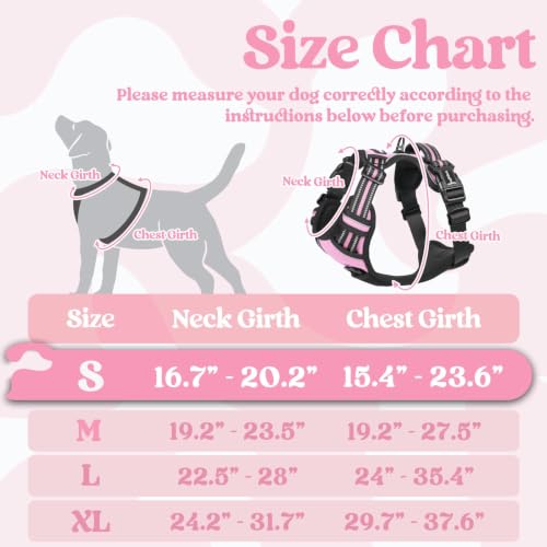 Dog Harness Small Sized (Small / Pink)