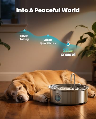 7L 230oz Dog Water Fountain for Multi