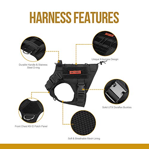 Tactical Dog Harness (Medium / Black)