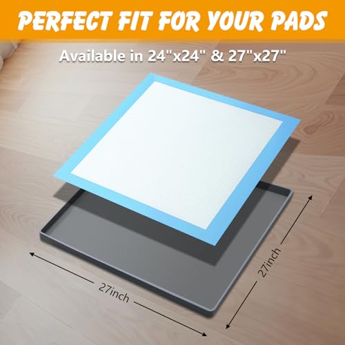Silicone Dog Pee Pad Holder for 27 x 27 in Pads (27x27 in)