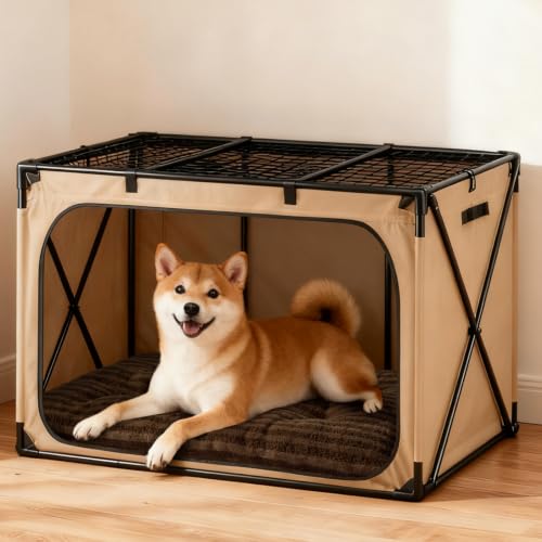 Washable XL Dog Bed for Extra Large Dogs (Dark Brown / 40.0"l x 27.0"w x 3.5"th)