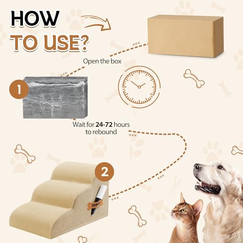 Dog Stairs Ramp for Beds Couches