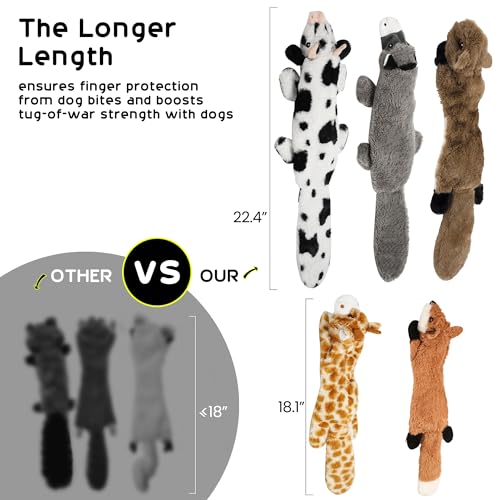 Dog Squeaky Toys (5 Pcs No Stuffing Basic)
