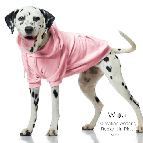 Rocky II Dog Hoodie (Pink / X-Small (5-12 lbs))