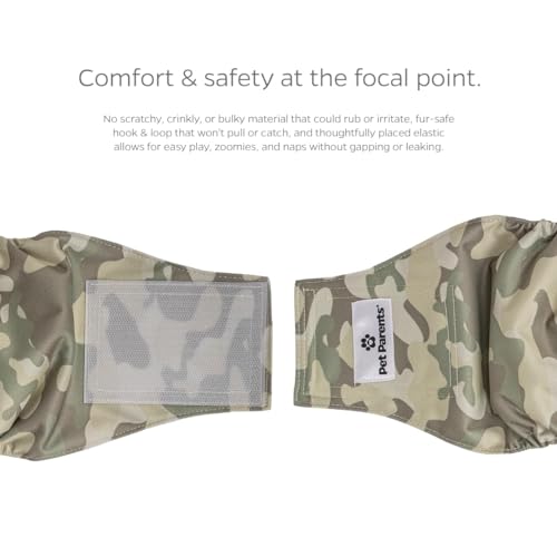 Washable Belly Bands for Male Dogs (X-Large (25-34") / Camo)