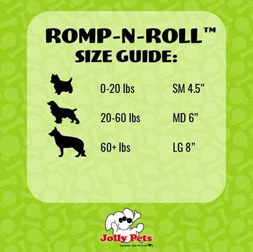 Romp-N-Roll Rope & Ball Dog Toy, 4.5 in Small, Purple (Purple / Small (4.5 in))