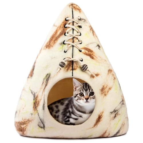 Luxurious Merino Wool Cat Cave (Tent)