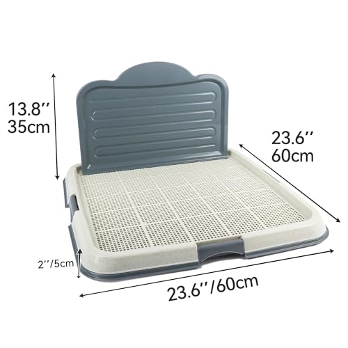 Dog Pee Pad Holder Tray with Splash Guard