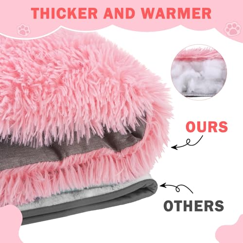 Self Warming Cat Bed (Pink / M: 20"x24")