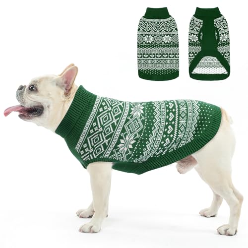 Dog Sweater Argyle (Small/Medium / Green)