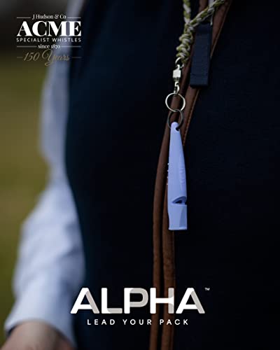 Alpha 211.5 Professional Dog Training Whistle with Enhanced Ergonomic Grip. BPA (Violet Purple)
