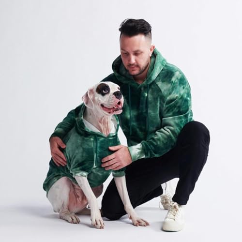 Dog Hoodie Buttery (Green Skydye / Medium)