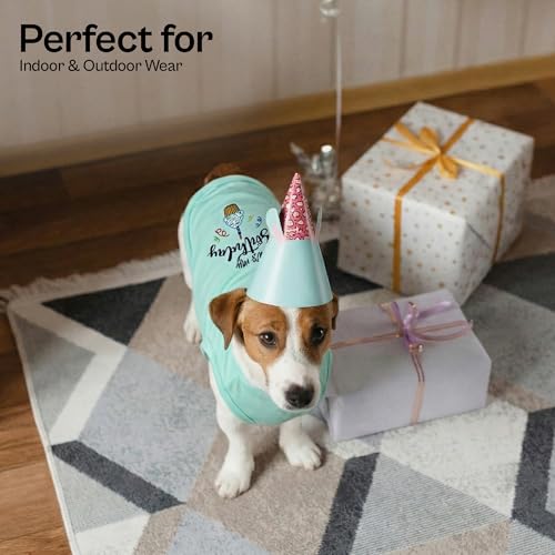 Dog Shirt 100% Cotton Shirts for Small Dogs (XXS)